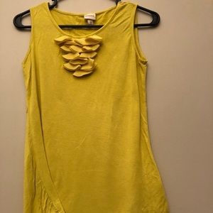 Merona tank top in mustard sz S